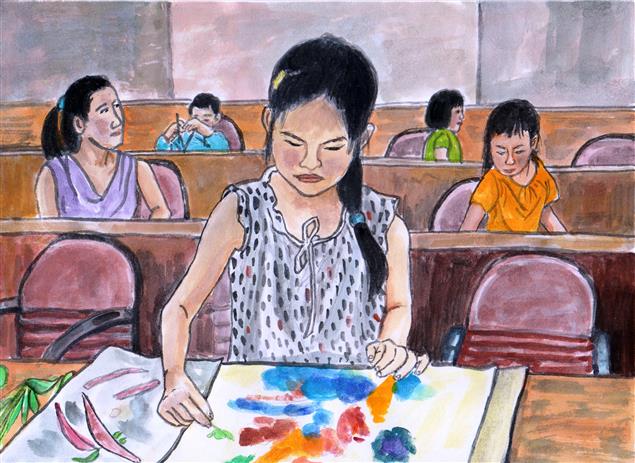 參加親子趣味玩拓印活動有感@文：陳慧文   圖：陳鴻文