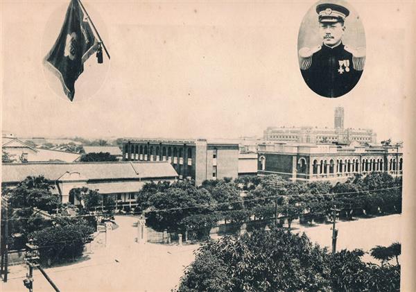 0003大正15年，也就是昭和元年、民國15年，當時的台北師範學校校景圖，右後方很熟悉吧，就是日本總督府(現今總統府.jpg