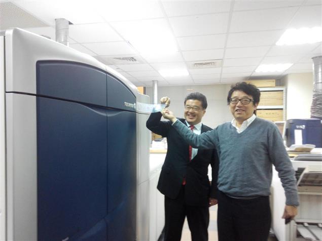 富士全錄尋找尊榮合作夥伴，其總經理小林雅春特地來訪秀威